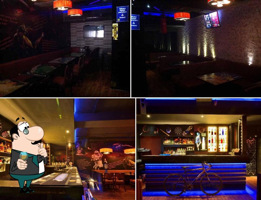 Look at the photo of J9 Sports Bar
