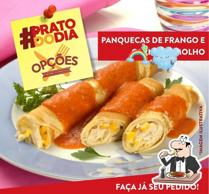 Platos en Opções Disk Marmitex E Parmegianas