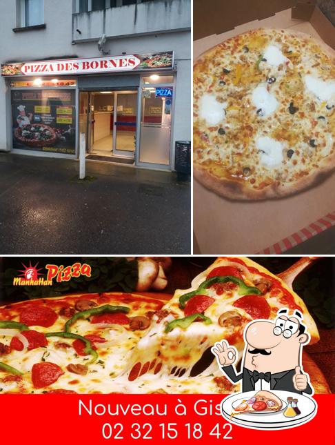 Prenez différents genres de pizzas