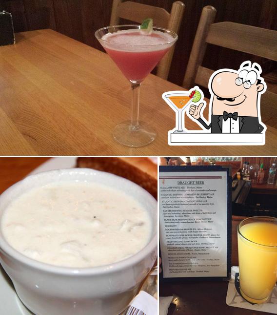 The picture of Thirsty Whale Tavern’s drink and food