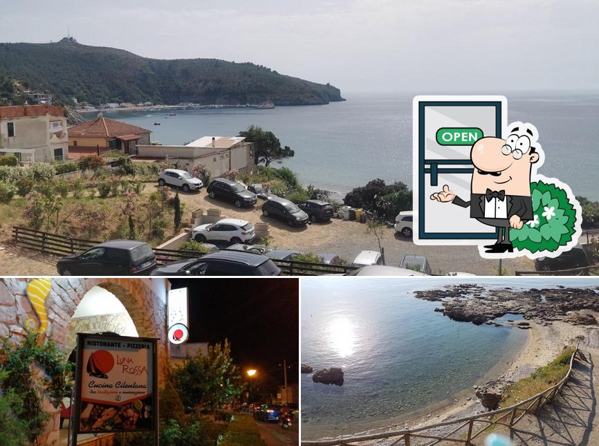 Goditi la vista dagli esterni di Ristorante/Pizzeria Luna Rossa