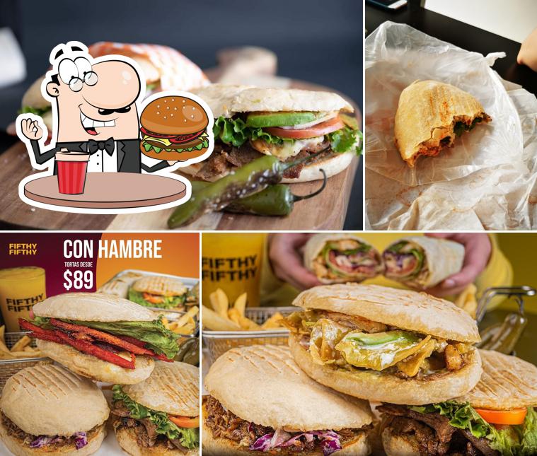 Las hamburguesas de Tortas Fifthy Fifthy gustan a distintos paladares