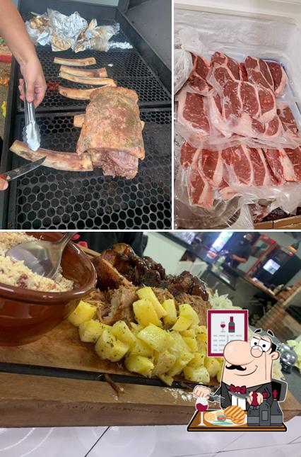 Experimente refeições de carne no Dom Dama Bar