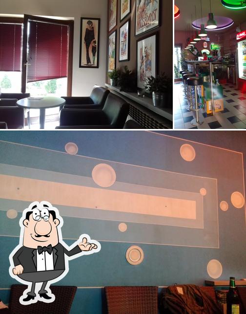 Dai un’occhiata alla immagine che mostra la interni e cibo di Caffe bar Titla