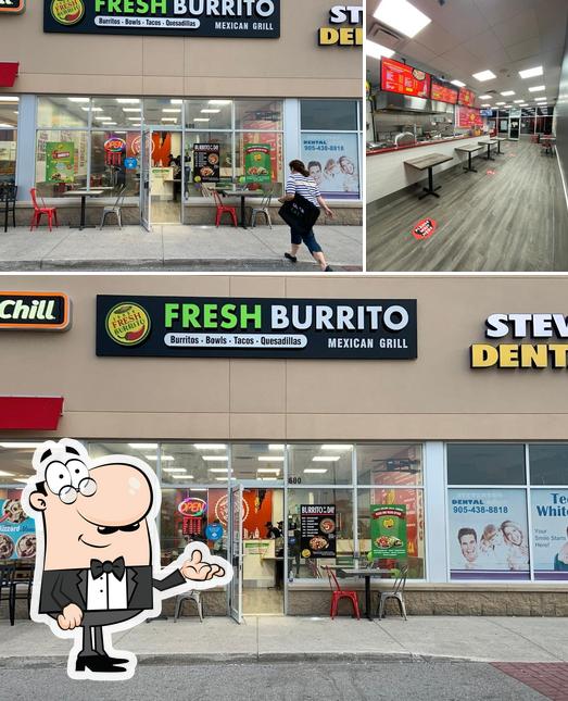 L'intérieur de Fresh Burrito