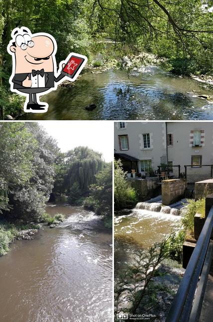 L'extérieur de L'Auberge du Moulin