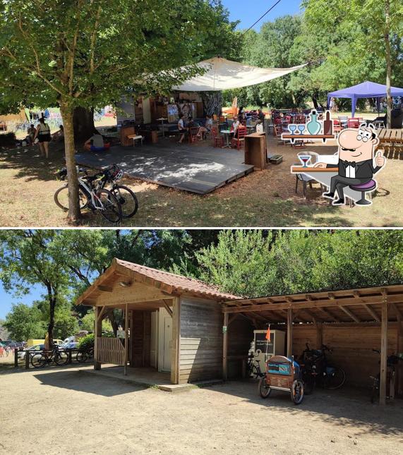 L'intérieur de Guinguette Les folies d'Orée