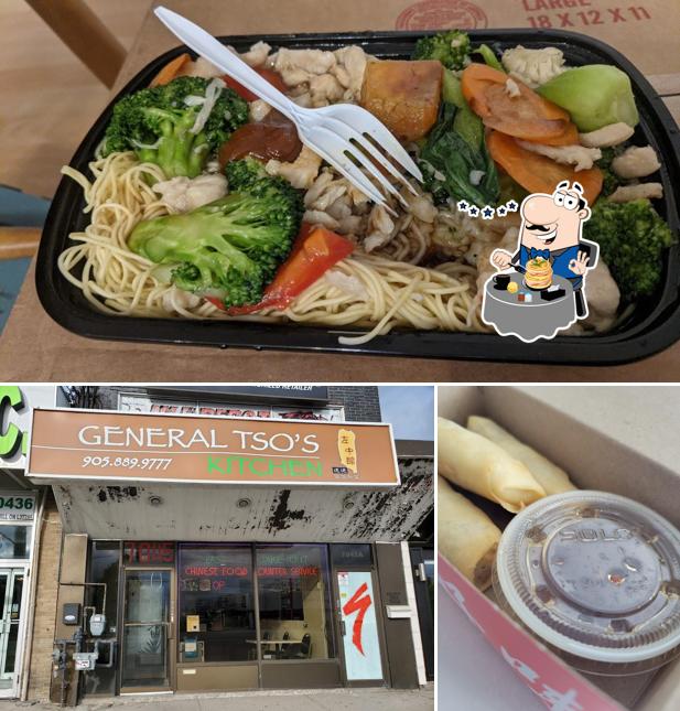 Voici la photo indiquant la nourriture et extérieur sur General Tso's Kitchen