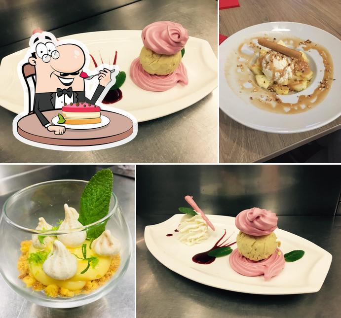 Pizzeria la Flora sert une variété de desserts