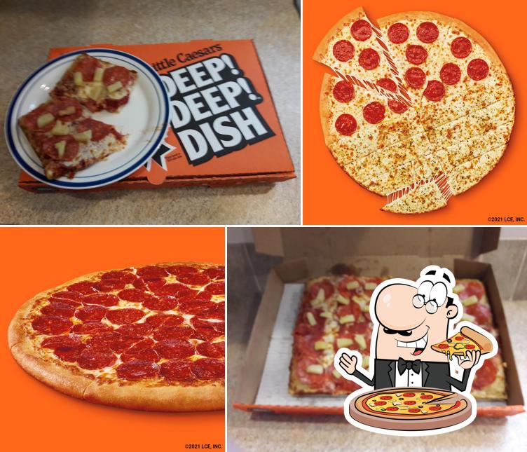 Get pizza at Little Caesars Pizza