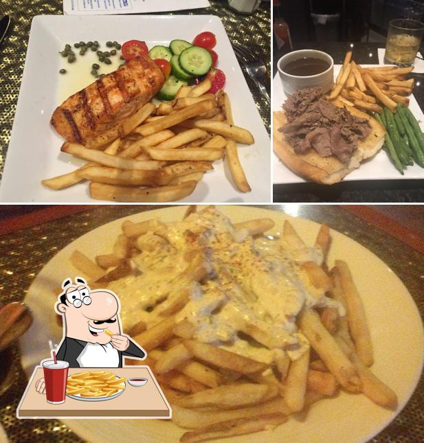 Try out French fries at Skybox Sports Bar
