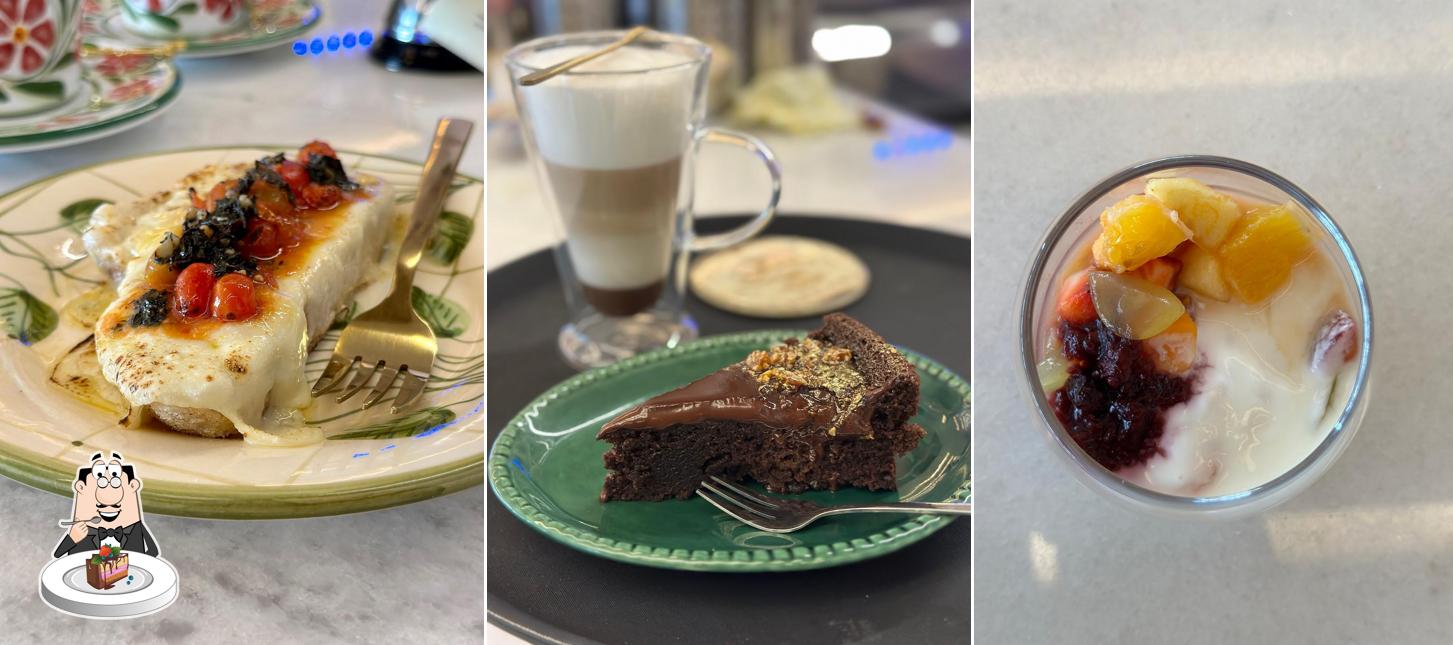 Bolo de chocolate em Casa Colombo