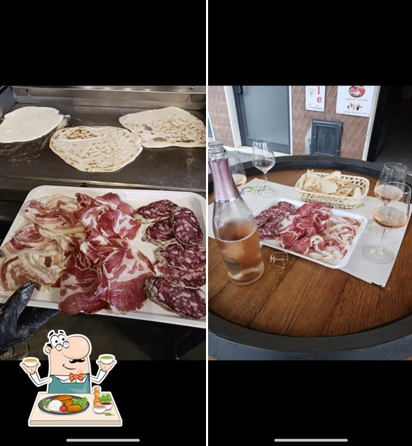 Platti al Piadineria Artigianale Trebino