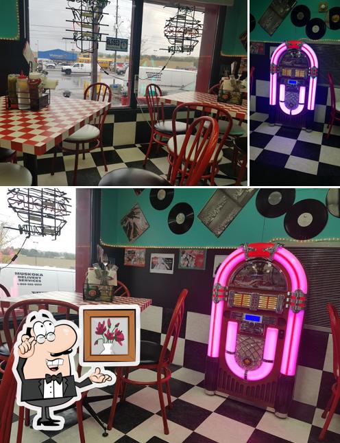 L'intérieur de Ricky Lee's Da Bomb Diner