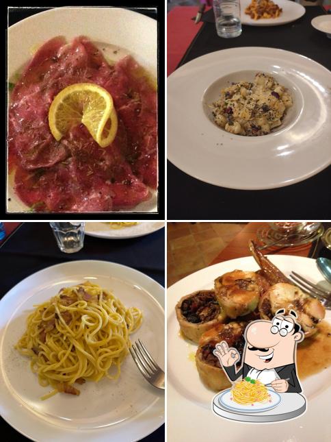 Spaghetti alla carbonara al Ristorante Bramante