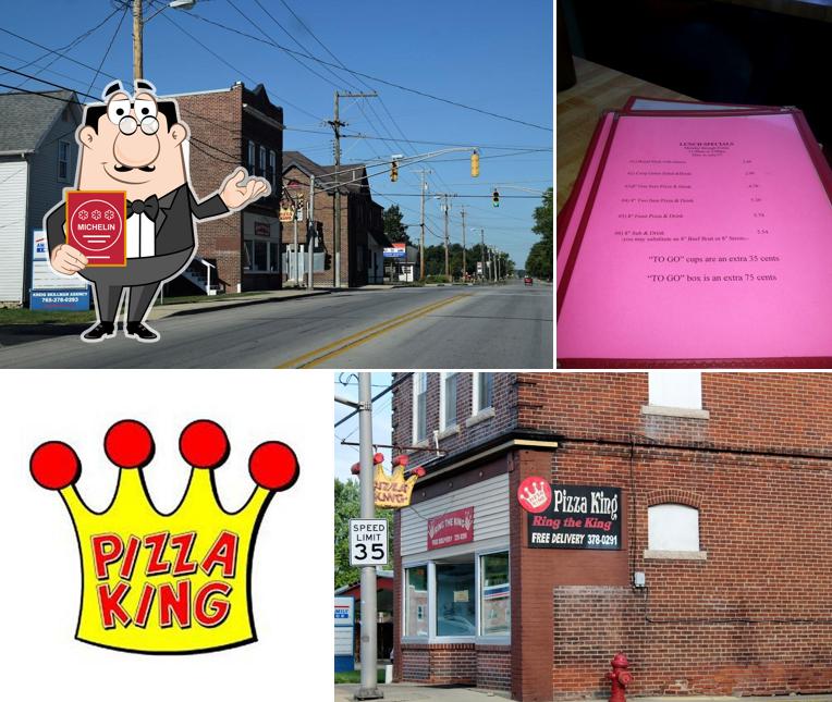 See this picture of Chesterfield Pizza King