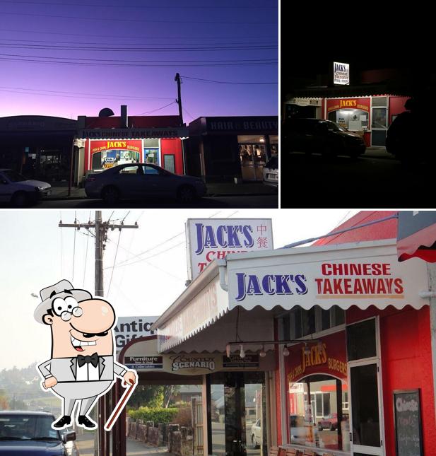 The exterior of Jack's Chinese Takeaways