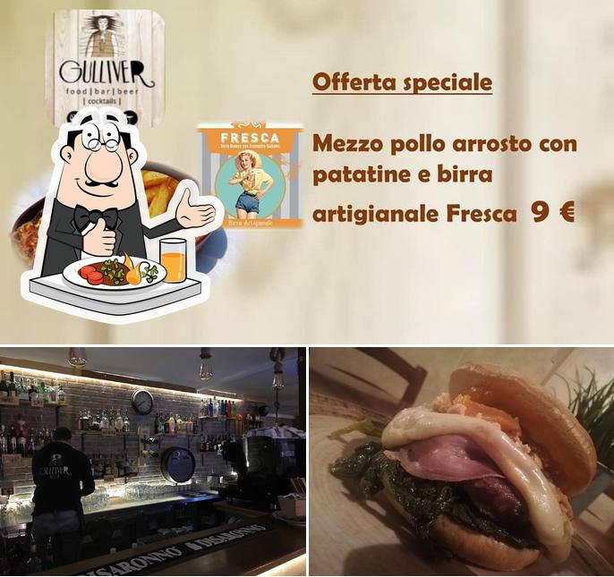 Guarda la foto che presenta la cibo e bancone da bar di Gulliver