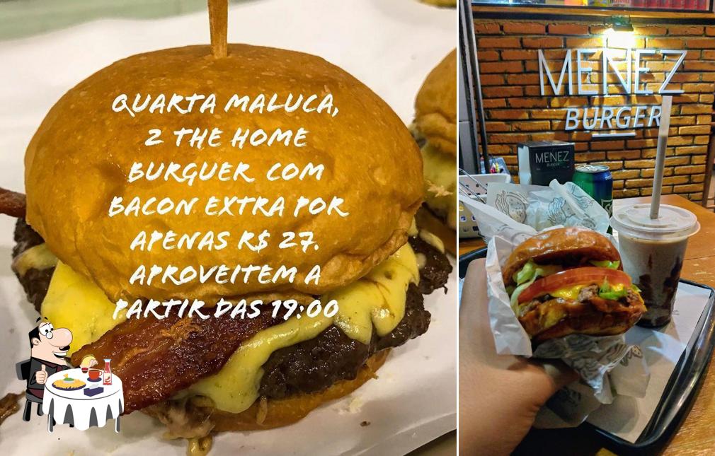 Os hambúrgueres do Menez Burger irão satisfazer uma variedade de gostos