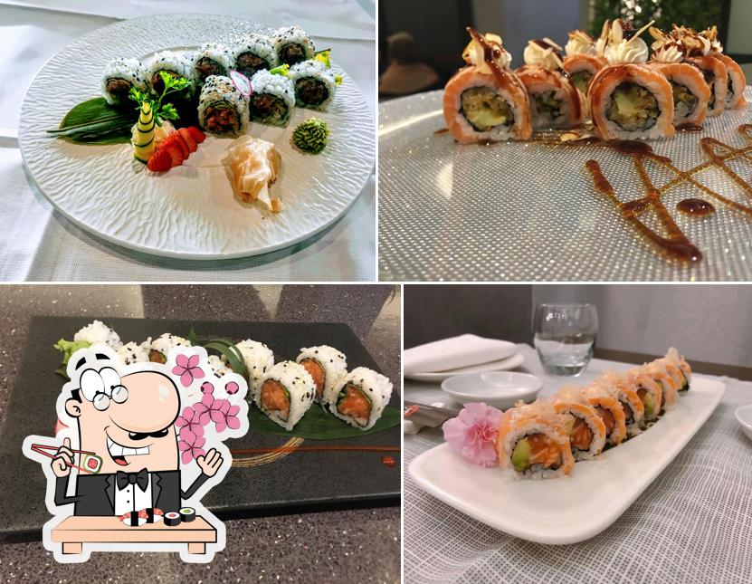Les sushi sont offerts par RISTORANTE OK ASIAN FUSION