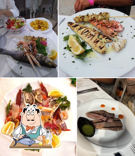 Salmone grigliato al Ristorante Mari e Monti