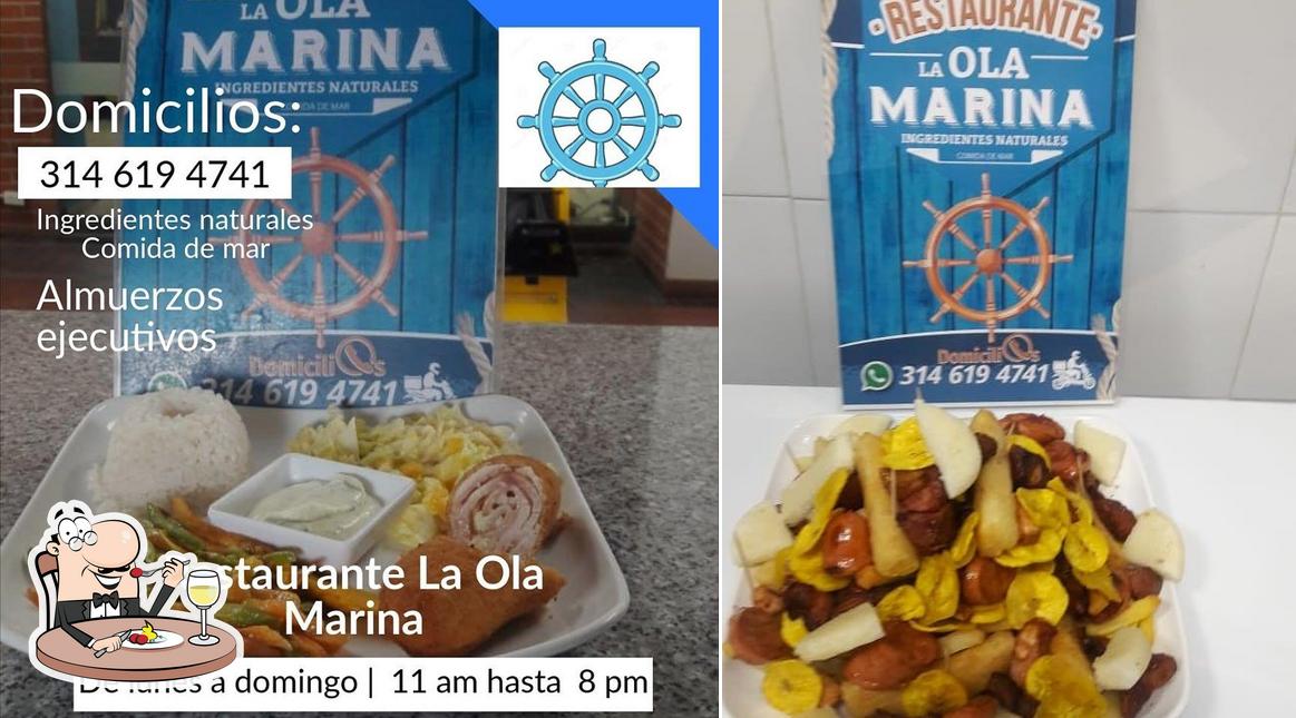 Food at Restaurante La Ola Marina