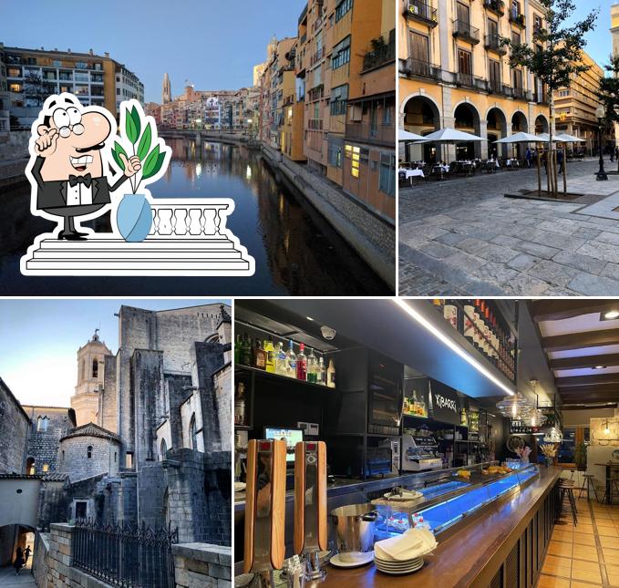 Las fotos de exterior y postre en Xibarri Restaurant Girona - Pinxos, Tapas, Menús & Wine