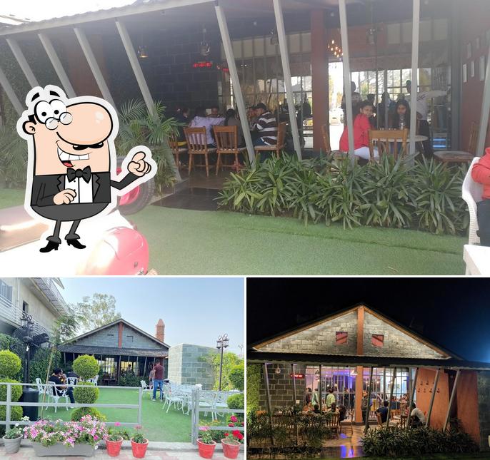 Among various things one can find exterior and interior at Coffee House