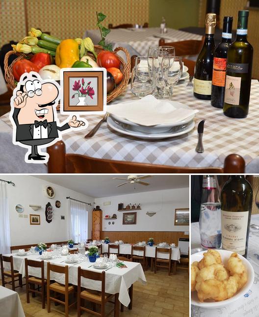 La interni e alcol del ristorante