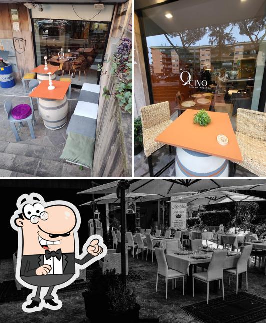 Gli interni di QCINO Osteria Moderna