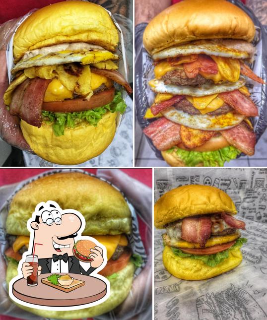 Peça um hambúrguer no China Burger