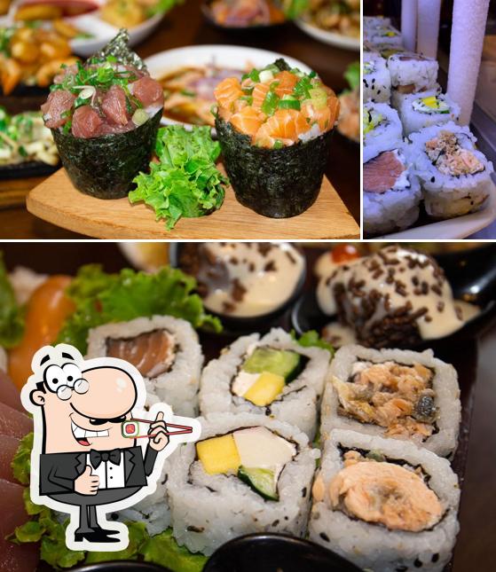 Peça diversas opções de sushi