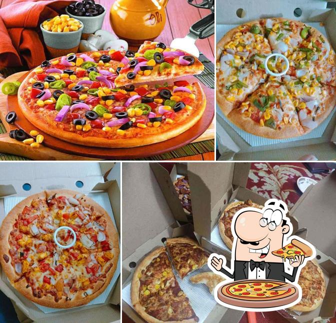 Try out different types of pizza