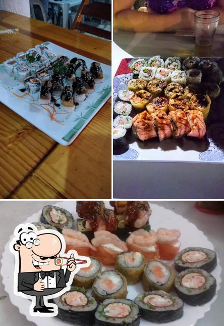 Experimente diversas opções de sushi