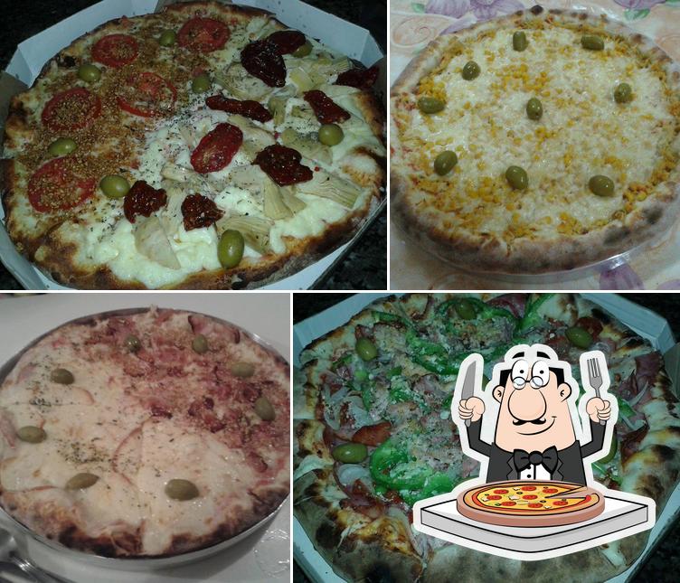 Escolha diversos tipos de pizza