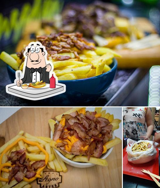 Prove cbatatas fritas francesas no Prensadão Terreirão