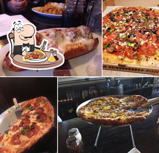 Pick pizza at Suds Maguire's Bar & Grill