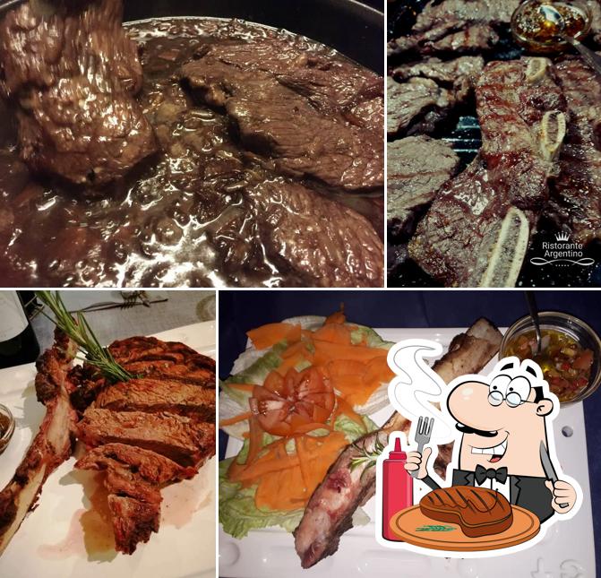 C'è un'ampia gamma di piatti per gli amanti della carne