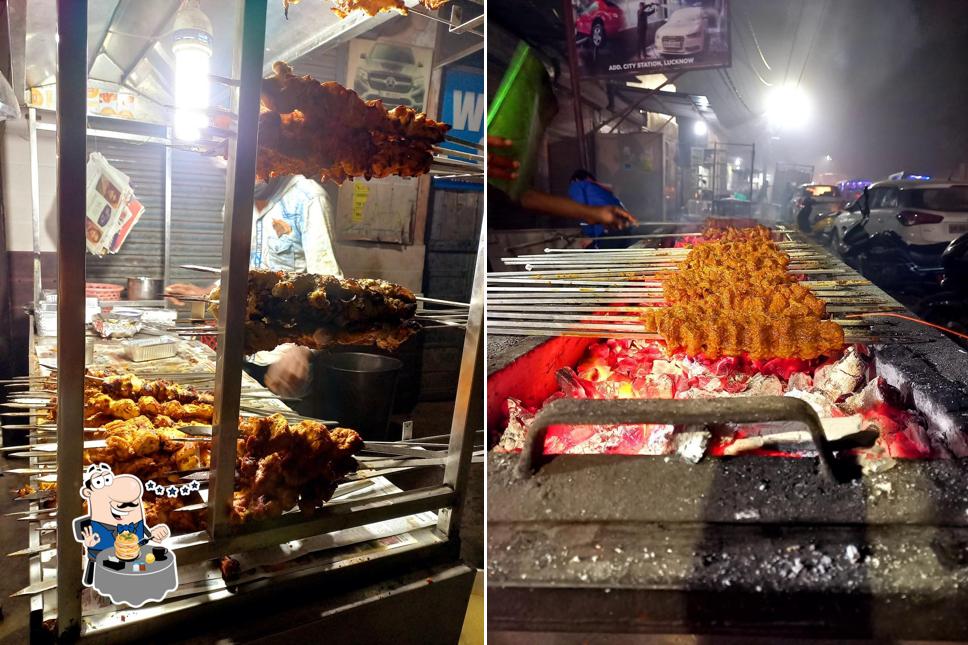Food at اودھی کاکوری کباب Awadhi kakori Kabab