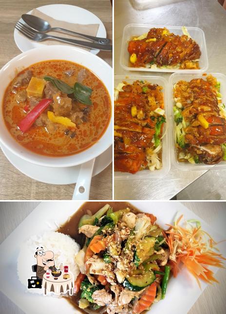 Food at Thai Food Huntly Restaurant
