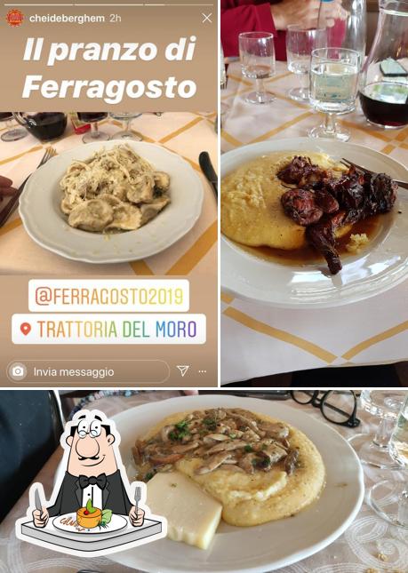 Еда в "Trattoria del Moro"