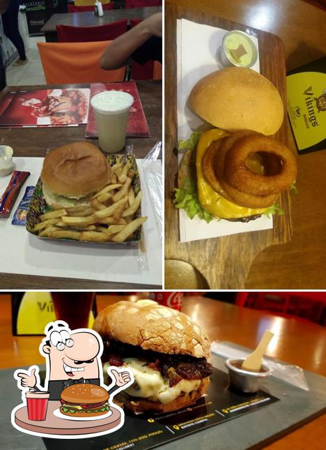 Experimente um hambúrguer no Vikings Burger - Duque de Caxias
