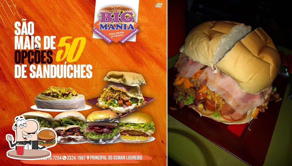 Delicie-se com um hambúrguer no Sandubaria Big Mania