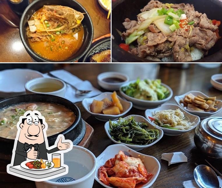Еда в "Hanok Korean Restaurant"