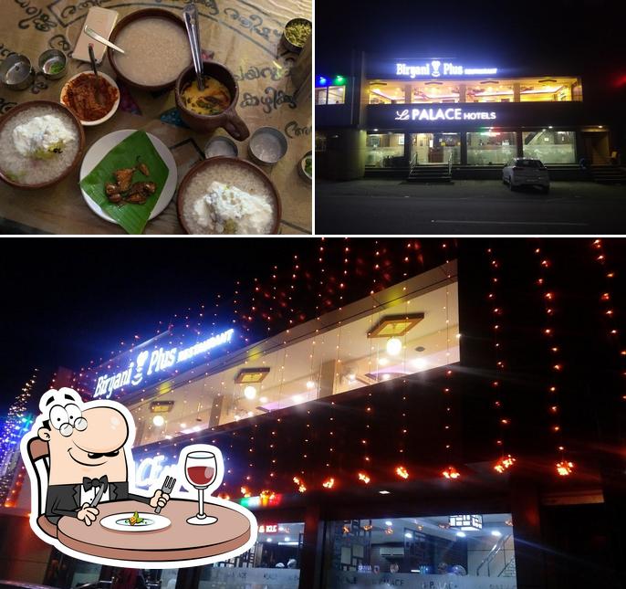 This is the image showing food and exterior at Biryani Plus