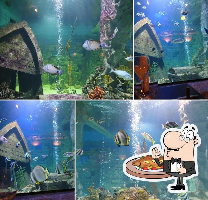 Restaurant La Mer serviert eine Speisekarte für Fischliebhaber