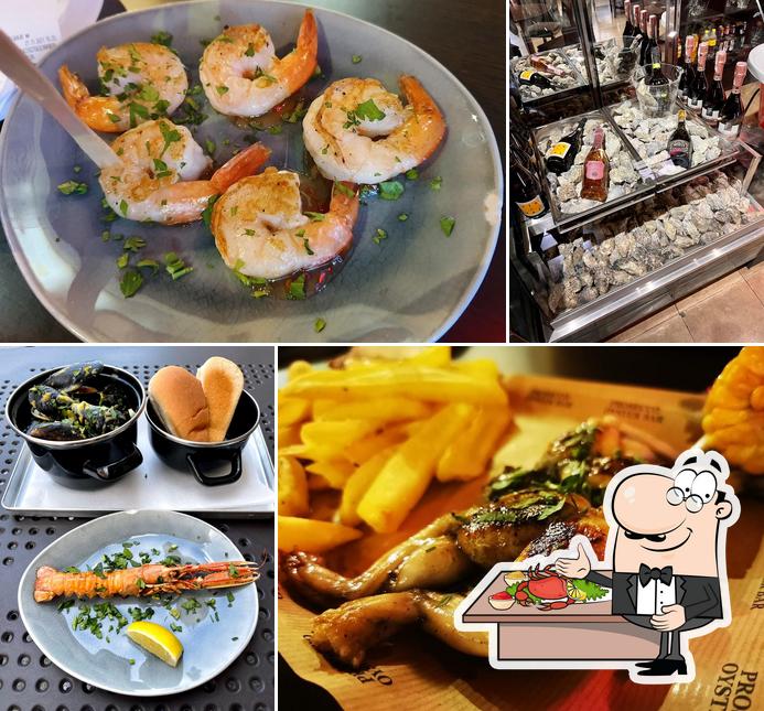 Try out seafood at Prosecco oyster bar