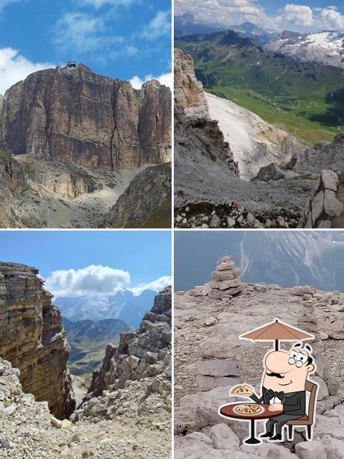 Gli esterni di Rifugio Maria - Sass Pordoi