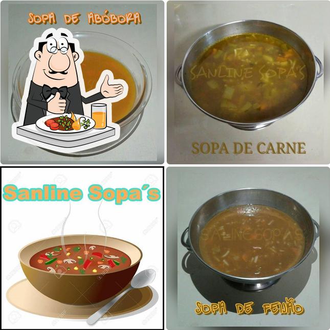 Comida em Sanline Sopa's Paulista PE