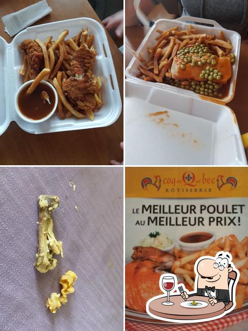 Plats à coq au bec